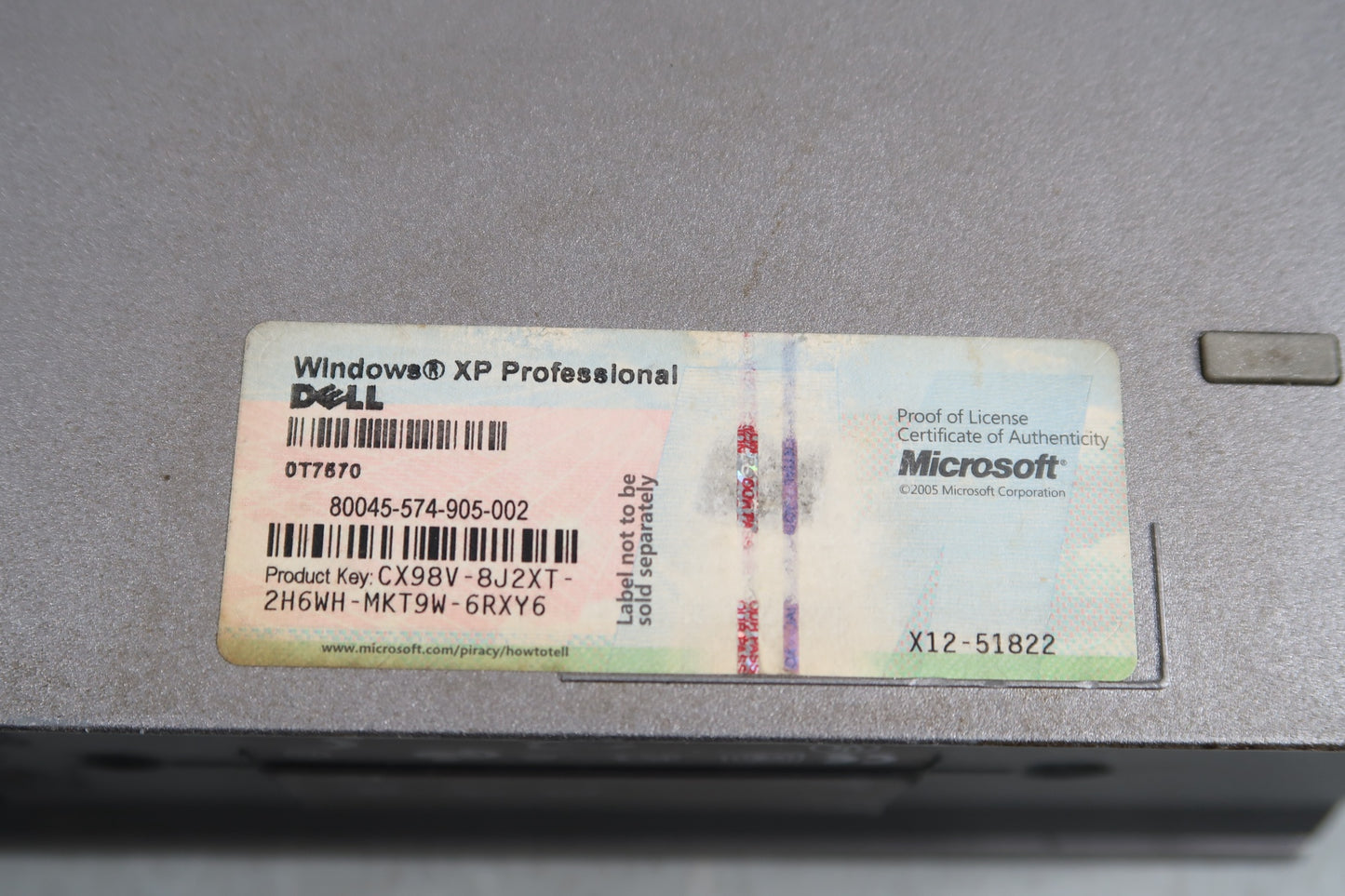 U19083 Used Dell Optiplex 745 Personal Computer (Windows XP) w/ Motorola Rib Box & Software