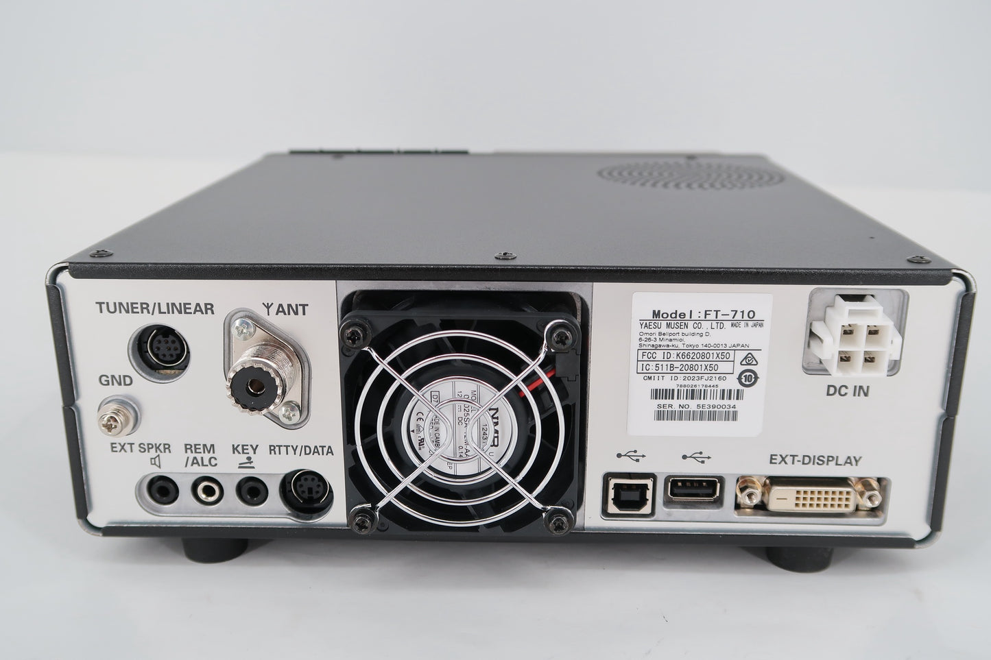 U19086 Used Yaesu FT-710 Field AESS HF/50 MHz Transceiver w/ SP-40  & Extra