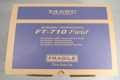 U19086 Used Yaesu FT-710 Field AESS HF/50 MHz Transceiver w/ SP-40  & Extra
