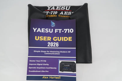 U19086 Used Yaesu FT-710 Field AESS HF/50 MHz Transceiver w/ SP-40  & Extra