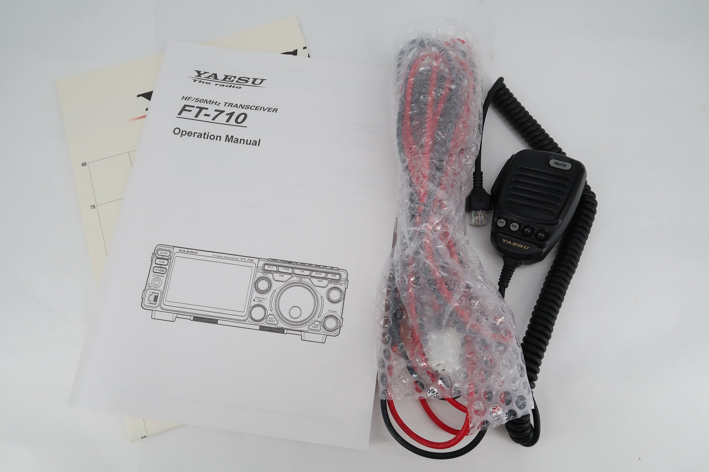 U19086 Used Yaesu FT-710 Field AESS HF/50 MHz Transceiver w/ SP-40  & Extra