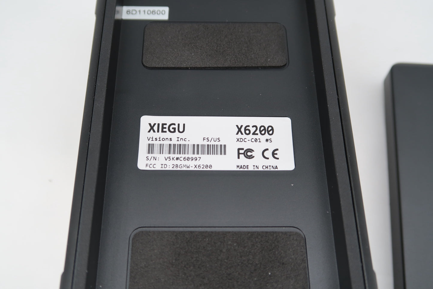 U19109 Used Xiegu X6200 Portable HF/50MHz Transceiver  w/ WR-12 Receiver & Extra Battery