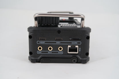 U19109 Used Xiegu X6200 Portable HF/50MHz Transceiver  w/ WR-12 Receiver & Extra Battery