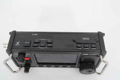 U19109 Used Xiegu X6200 Portable HF/50MHz Transceiver  w/ WR-12 Receiver & Extra Battery
