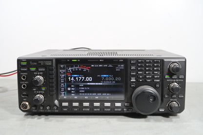 U19133 Used ICOM IC-7600 Amateur HF/ 50MHz Transceiver w/ New Mic & Power Cord
