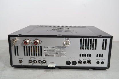 U19133 Used ICOM IC-7600 Amateur HF/ 50MHz Transceiver w/ New Mic & Power Cord