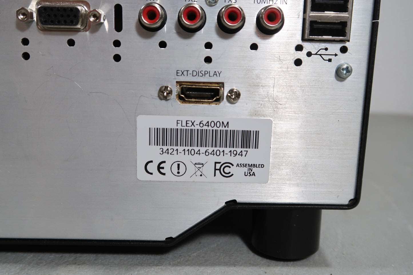U19138 Used FLEX-6400M SDR HF/50 MHz Transceiver w/ ATU & High Stability OCXO
