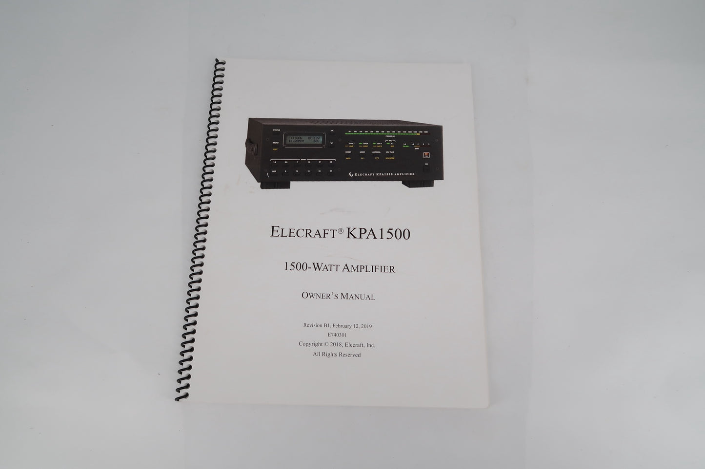 U19142 Used Elecraft KPA1500 Amplifier w/ Power Supply & Internal ATU