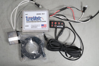 U19160 Used Diamond SD330 & Tunematic Screwdriver Antenna w/ Controller & Icom Accessories