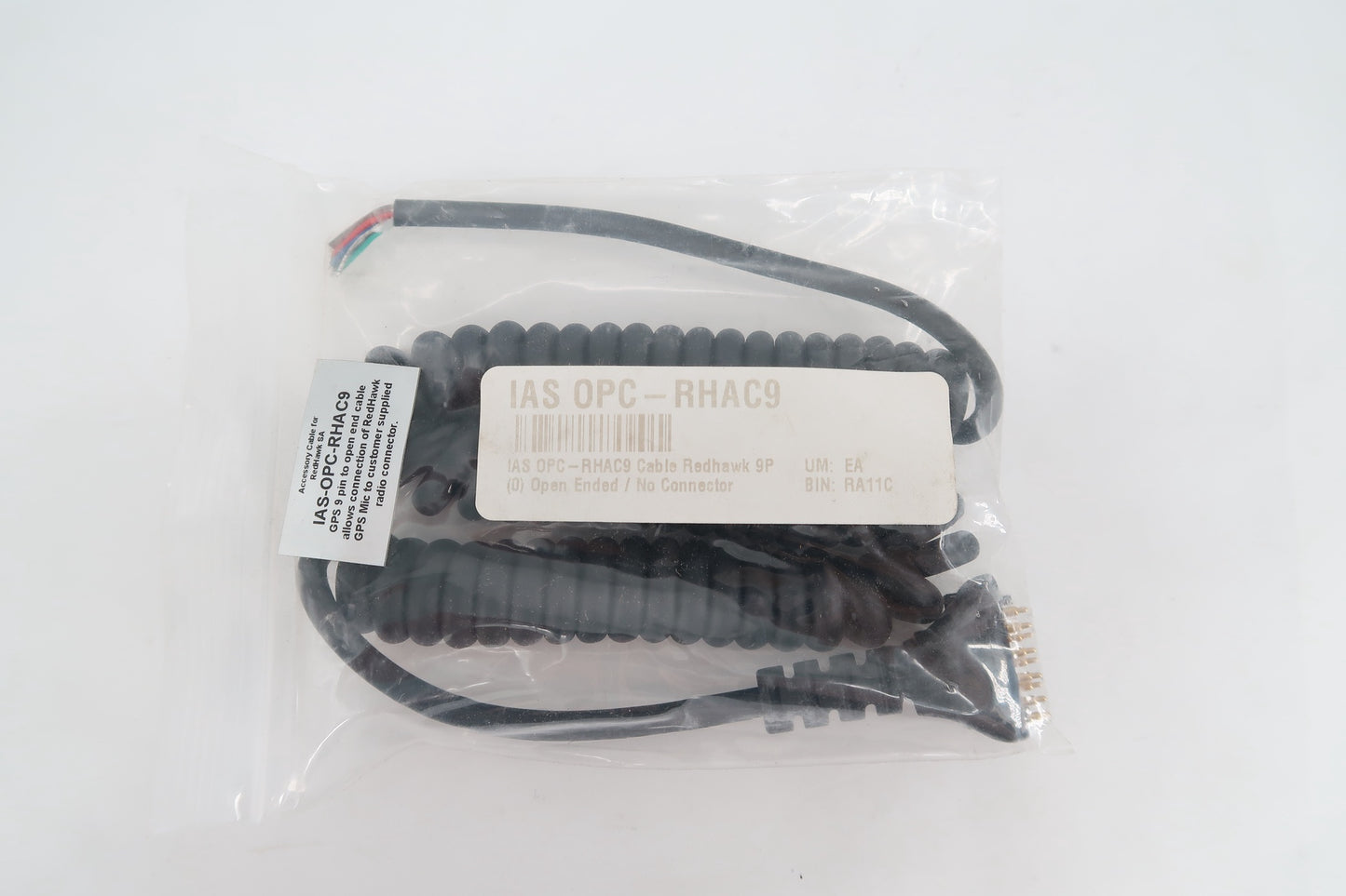 IO-113 Icom Overstock IAS OPC-RHAC9 Redhawk 9-Pin/Open Ended Cable