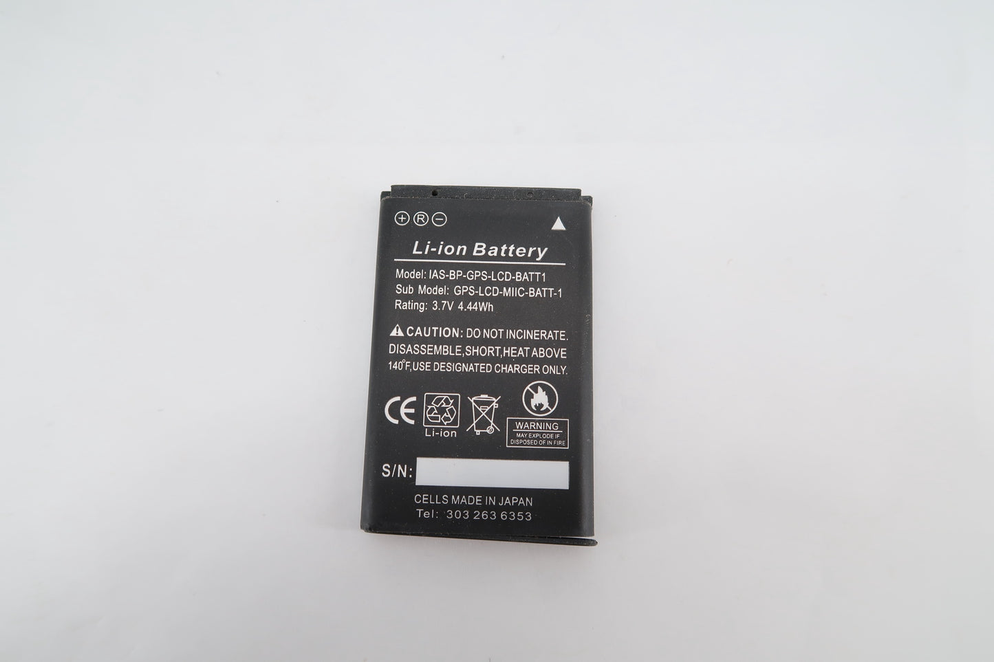 IO-98 Icom Overstock Red Hawk IAS BP-RHBATT1 3.8V 1200mAh Battery for GPS Mic