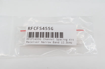 IO-109 Icom Overstock RFCFS455G Receiver Channel Spacing Kit for Narrow Band/12.5kHz