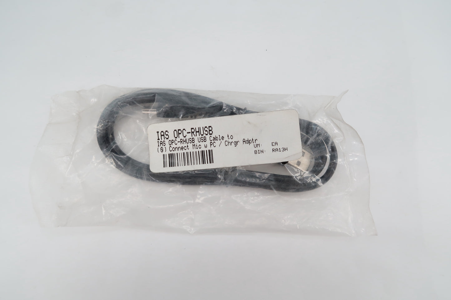 IO-102 Icom Overstock RedHawk IAS OPC-RHUSB Mic Connector Cable from Mic to PC/Charger Adapter