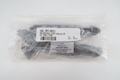IO-105 Icom Overstock IAS OPC-RHI2 Connector Cable 2-Pin Connection to Redhawk Mic
