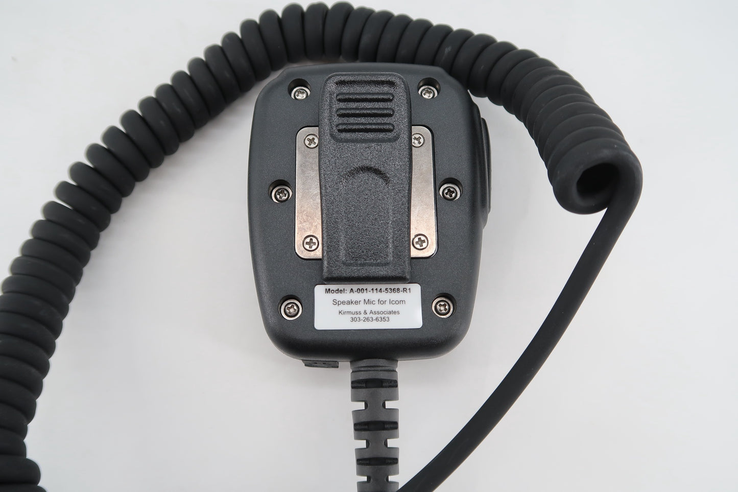 IO-110 Icom Overstock IAHM-1400 Heavy Duty IP67 Rated Speaker Microphone; Fed-Only