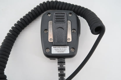 IO-110 Icom Overstock IAHM-1400 Heavy Duty IP67 Rated Speaker Microphone; Fed-Only