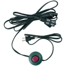 2-Prong 3-Outlet Indoor Extension Cord with Foot Switch, 9ft