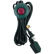 2-Prong 3-Outlet Indoor Extension Cord with Foot Switch, 9ft