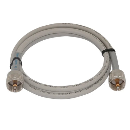 Tram® 3-Ft. RG-8X PL-259 to PL-259 Tramflex Double-Shield Low Loss Precision RF Coax Cable (3 Ft.)