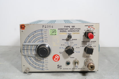 U19533 AS IS Untested TekTronix Type 191 Constant Amplitude Signal Generator