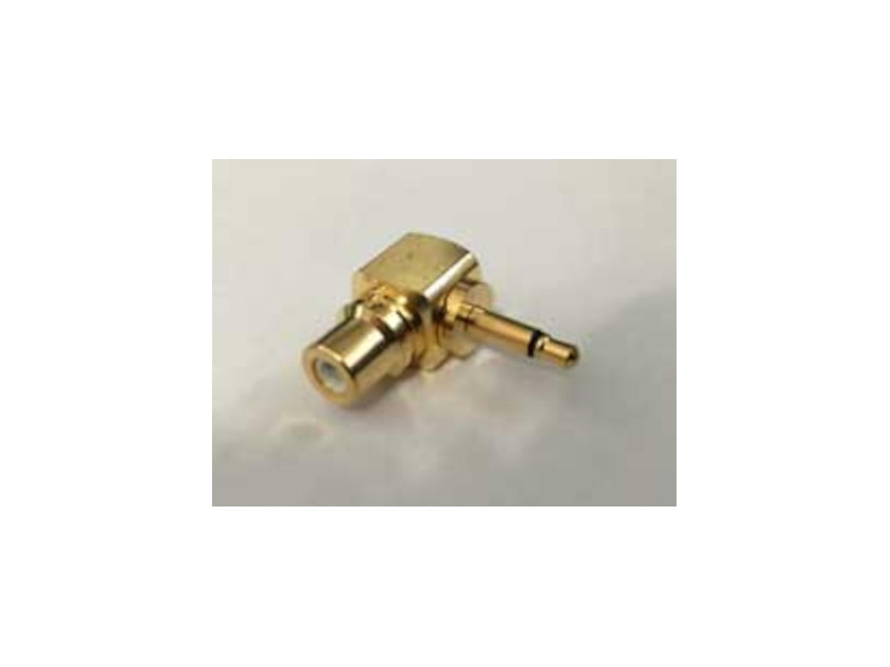 Radiosport 3.5MM-RCA PTT Adapter, 3.5mm Rt. Angle Plug to RCA Phono Jack