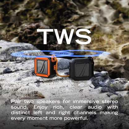 Nautica 15 -Watt Bluetooth Indoor Portable Speaker in Orange 1 Speaker Set