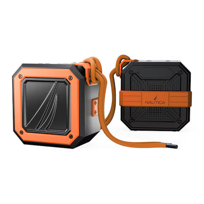 Nautica 15 -Watt Bluetooth Indoor Portable Speaker in Orange 1 Speaker Set