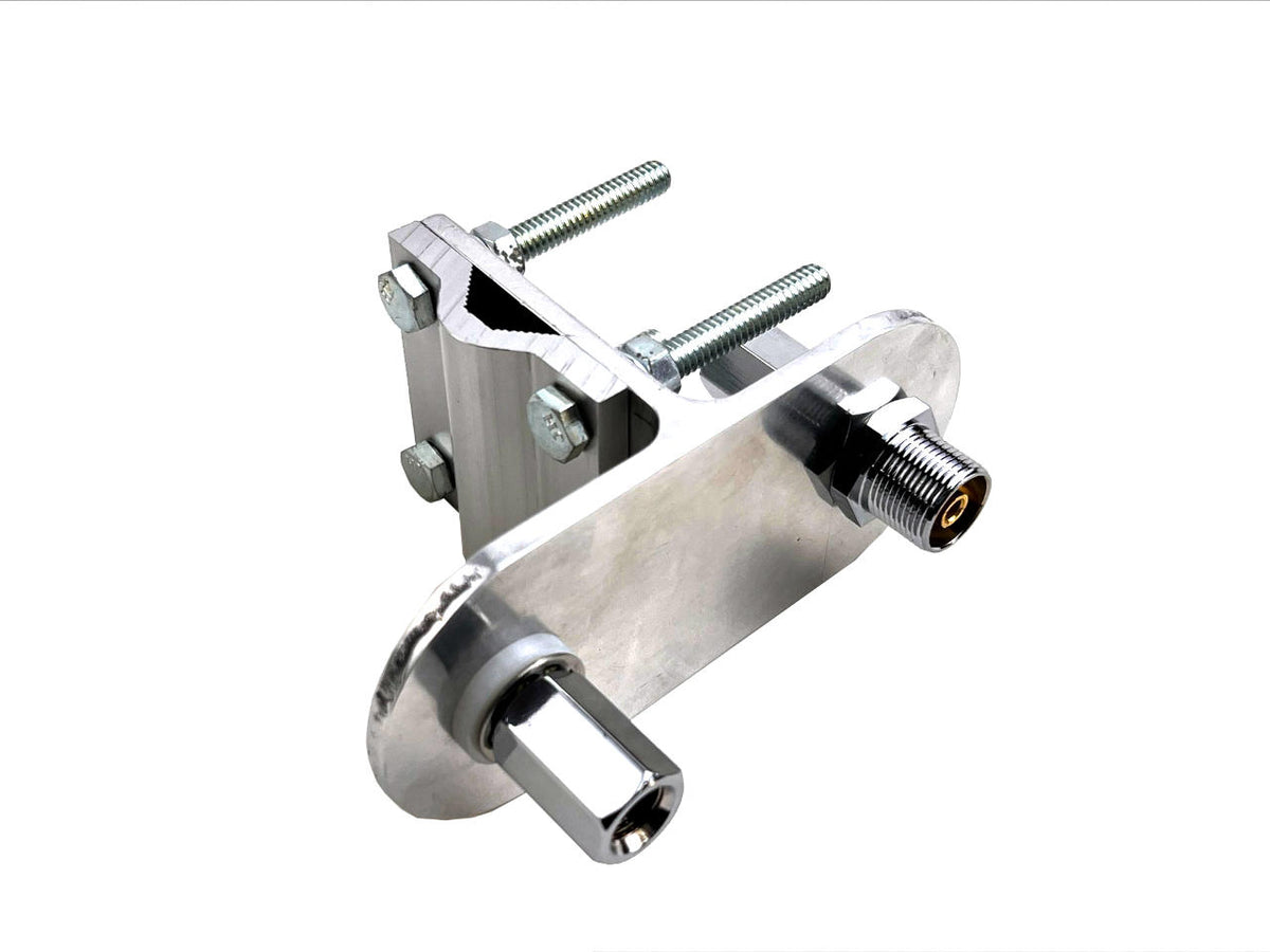 Opek AM-1102 HF Stick Miniature Dipole Mount - Masts up to 1-1/8 Inch O.D.