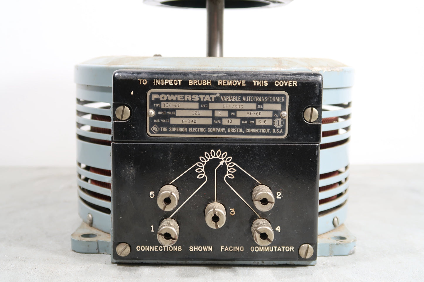 U19405 Used Powerstat 136-2P Variable Autotransformer