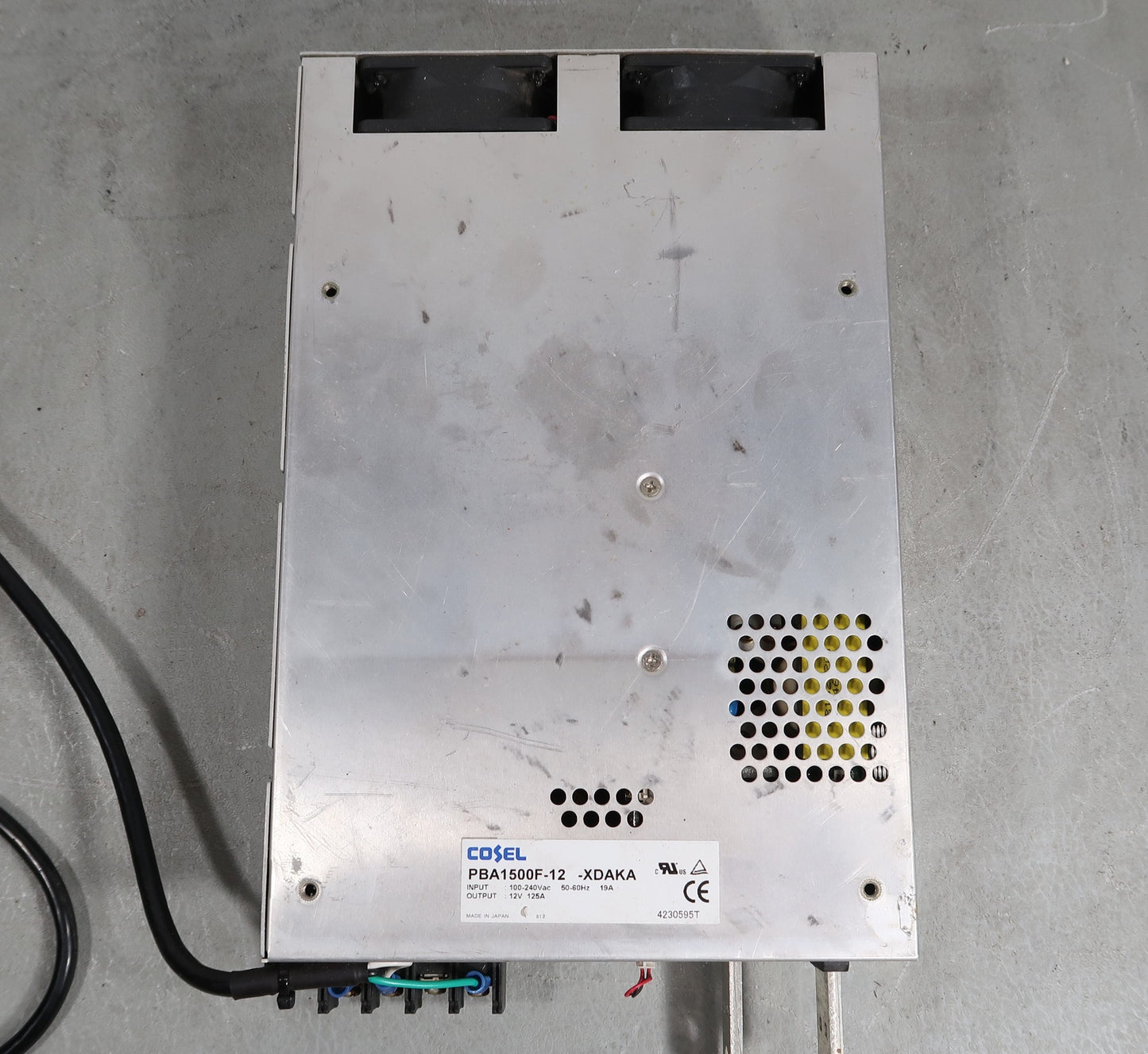U19452 Used Cosel PBA1500F-12-XDAKA Switching Power Supply 12VDC/125A Output