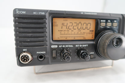 U19987 Used Icom IC-718 HF All-Band Transceiver No DSP No Mic