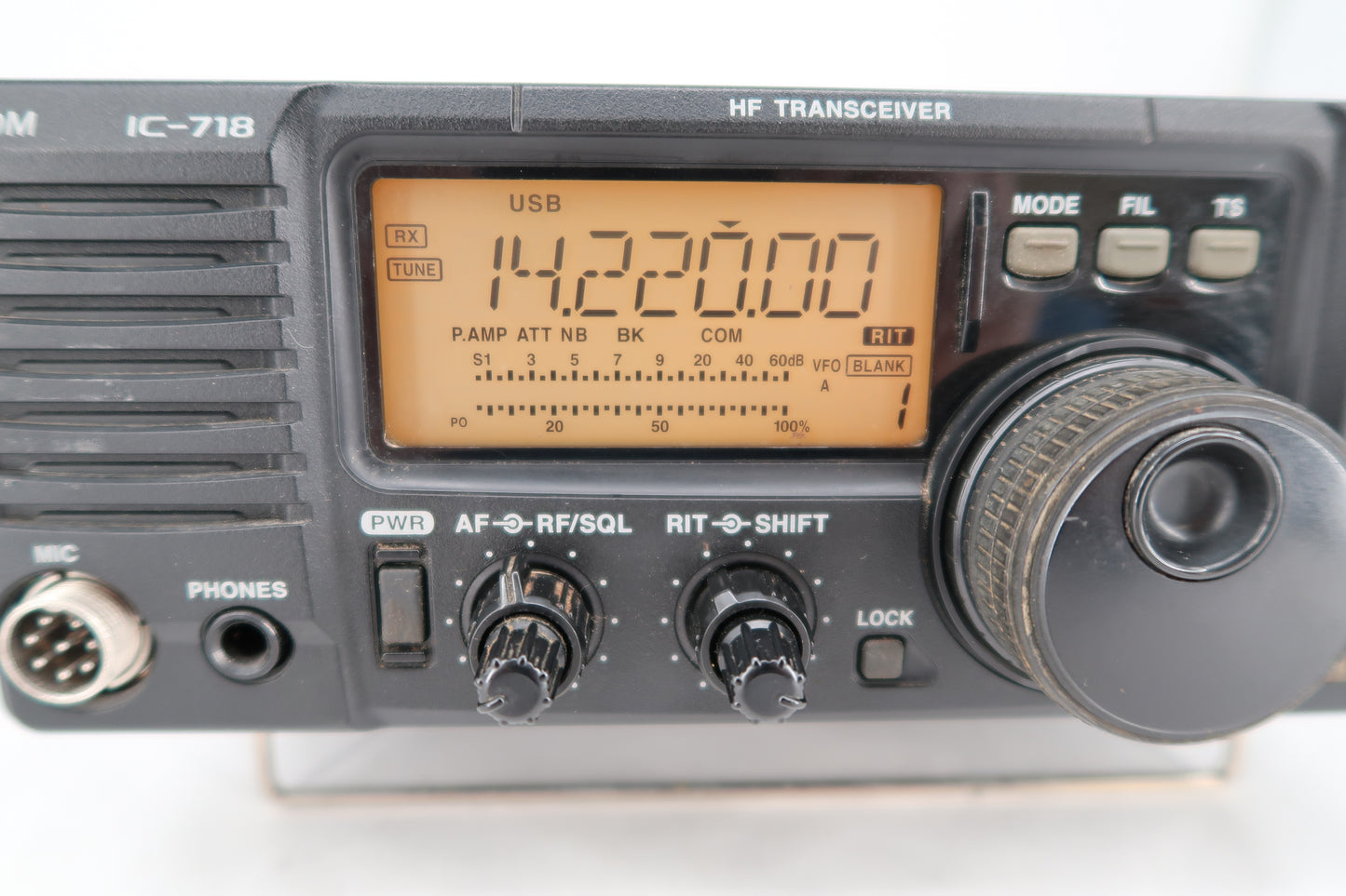 U19987 Used Icom IC-718 HF All-Band Transceiver No DSP No Mic