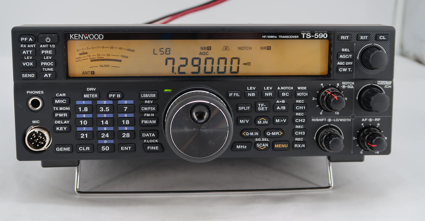 U19992 Used Kenwood TS-590SG HF/50MHz Transceiver with Mars Mod