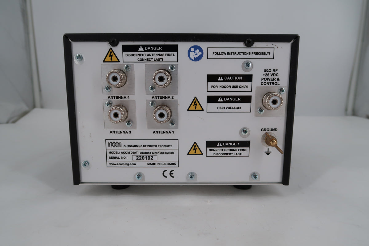 U19995 Used ACOM 06AT Automatic Antenna Tuner and Switch
