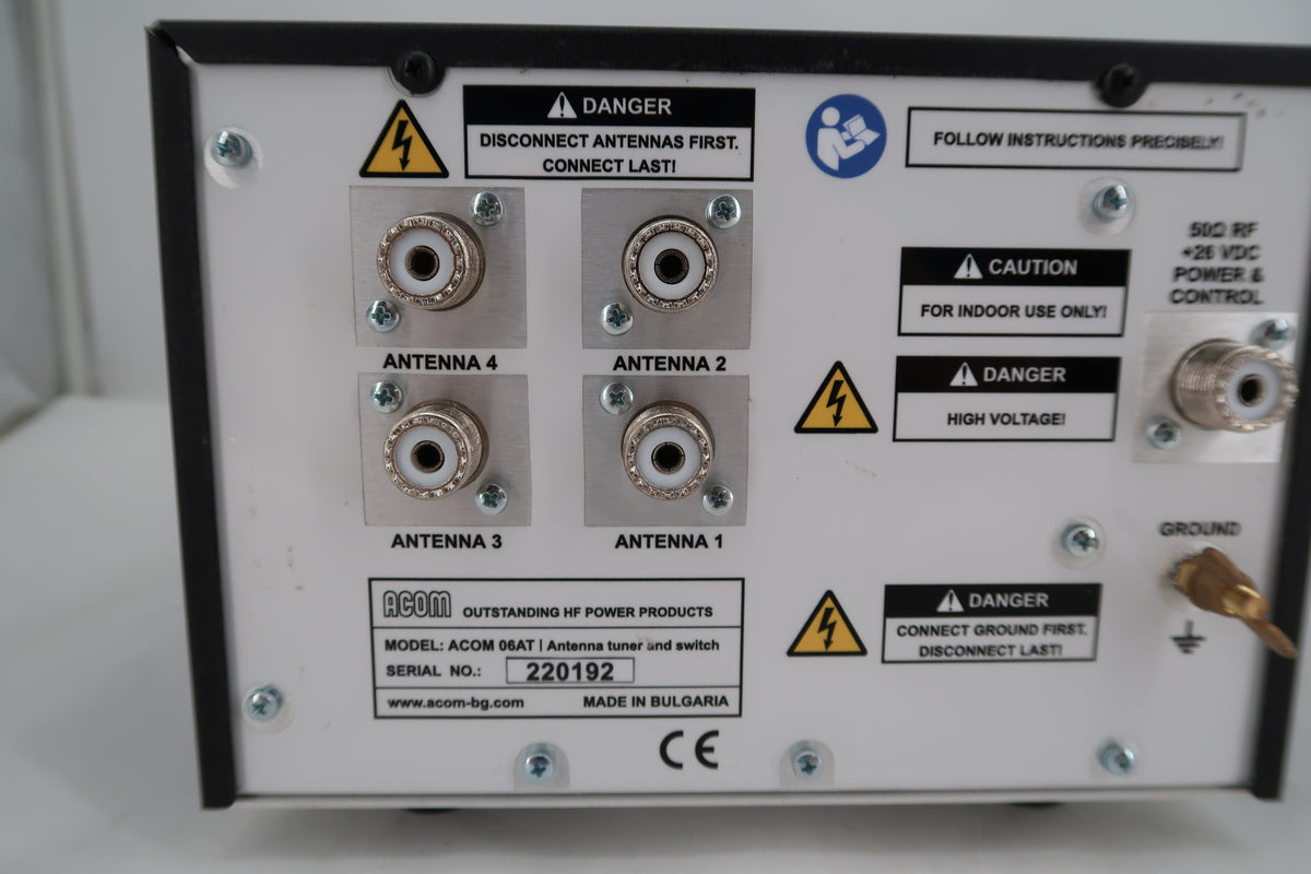 U19995 Used ACOM 06AT Automatic Antenna Tuner and Switch