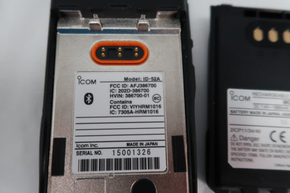U19997 Used ICOM ID-52A VHF/UHF Digital Handheld Transceiver