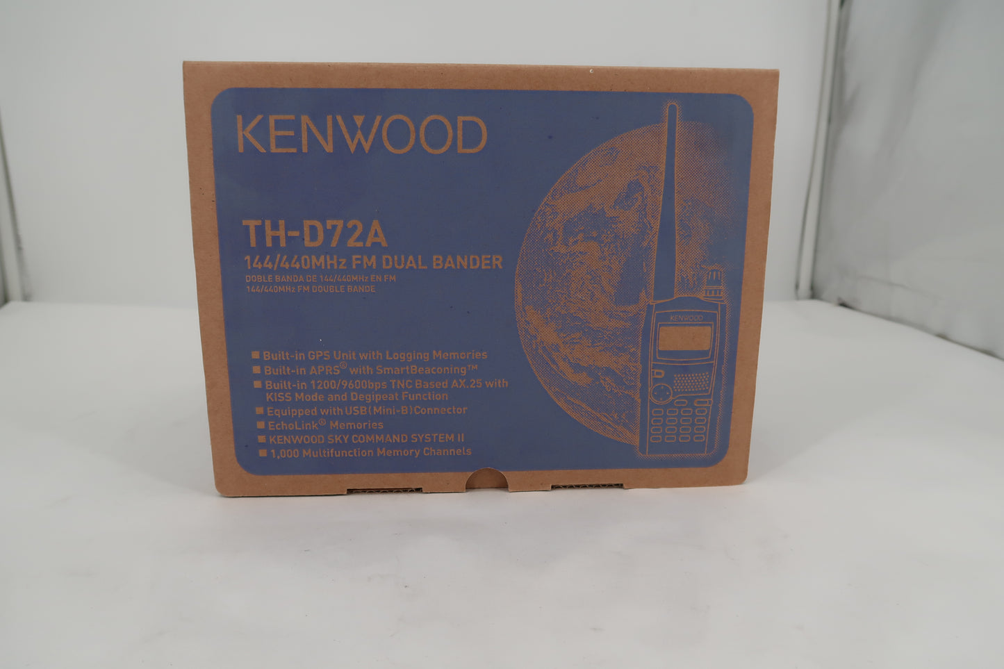 U19998 Used Kenwood TH-D72A 144/430MHz Dual Bander HT