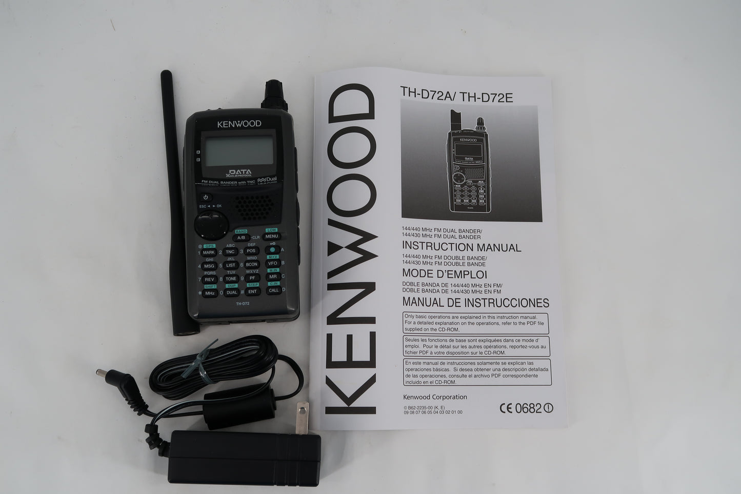 U19998 Used Kenwood TH-D72A 144/430MHz Dual Bander HT