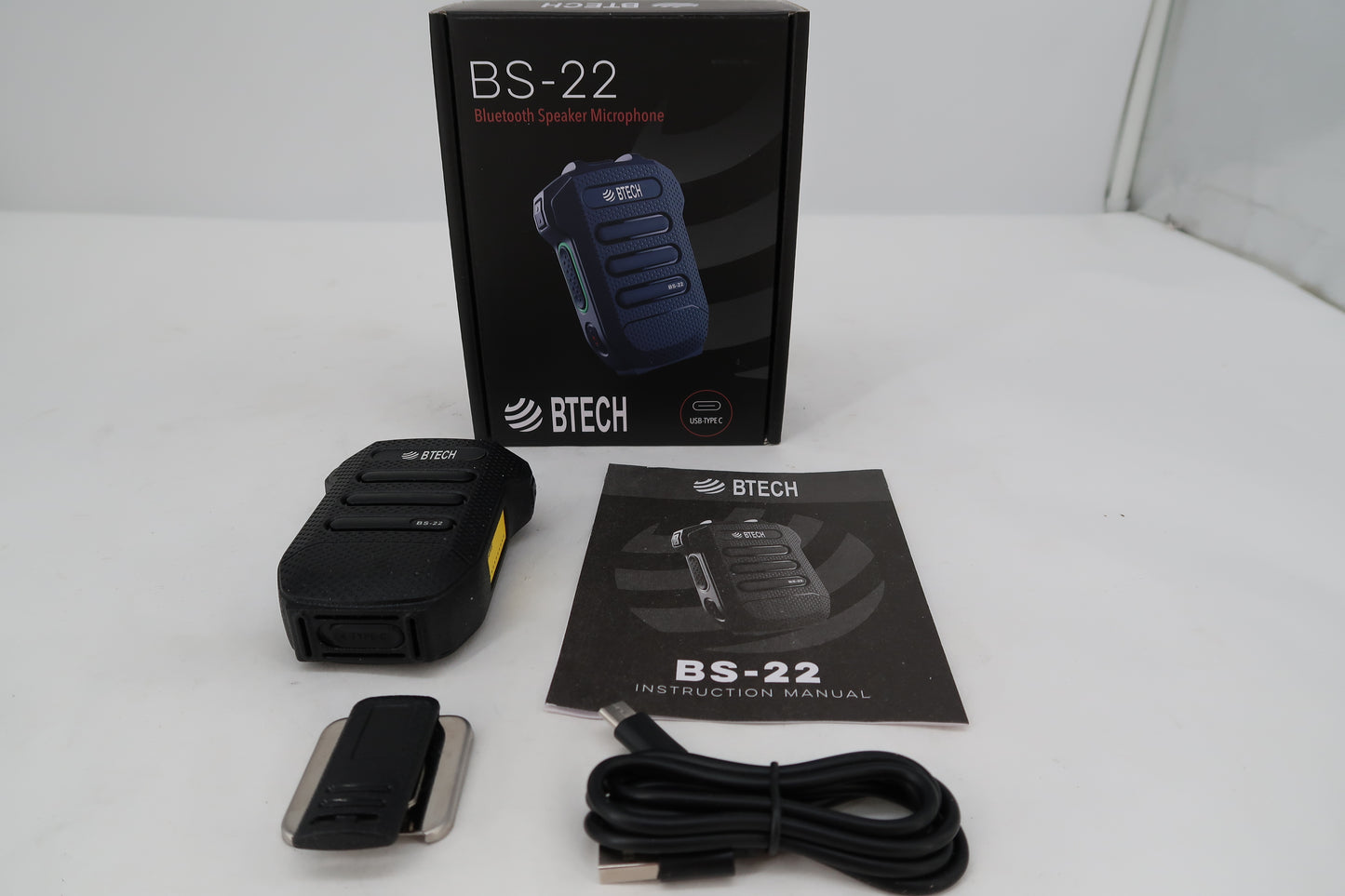 U20005 Used BTECH BS-22 Bluetooth Speaker Microphone