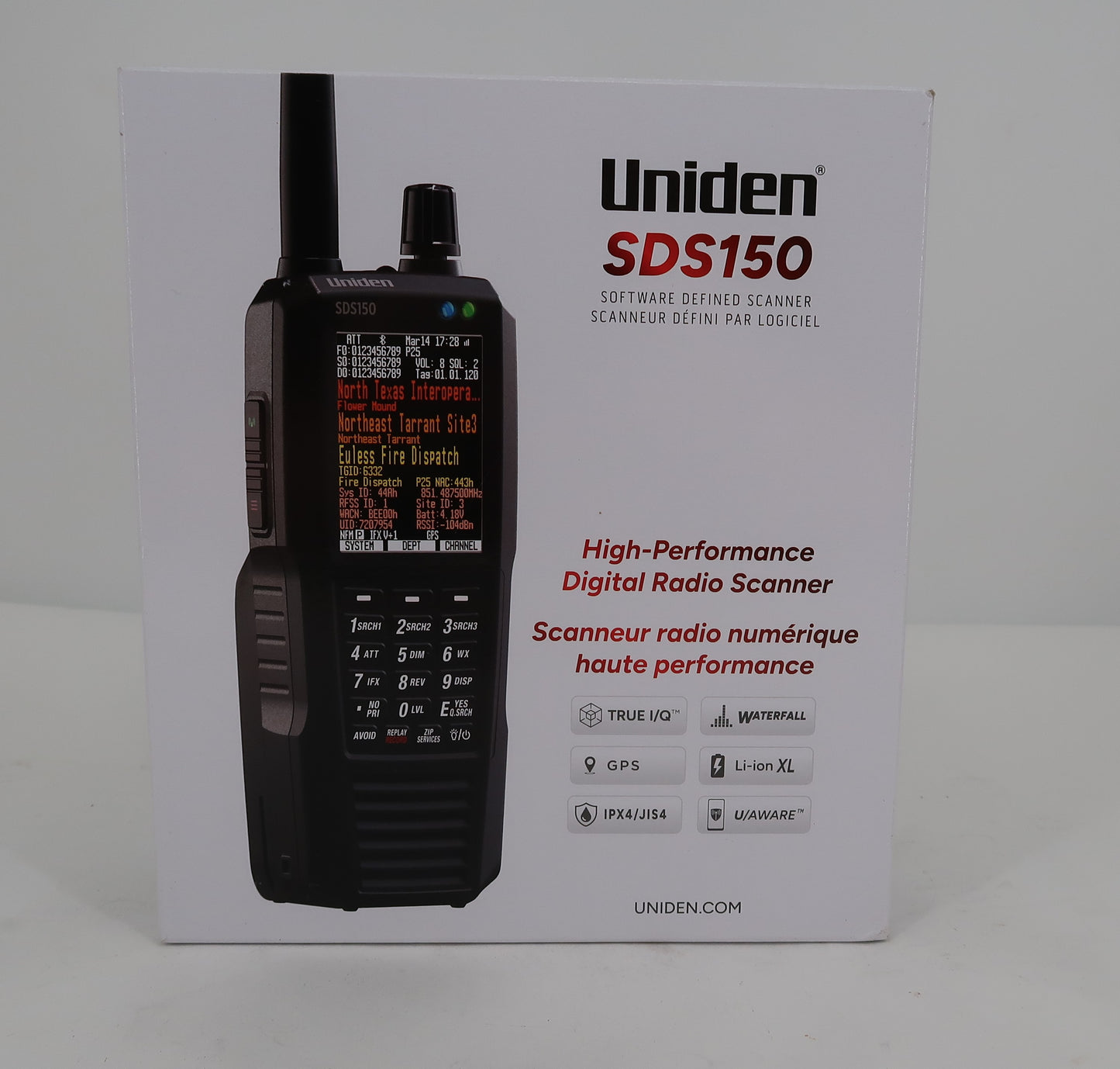 U20011 Used Uniden SDS150 Handheld Scanner