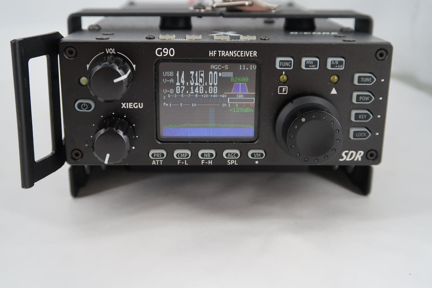 U20012 Used Xiegu G90 HF 20W SDR Transceiver w/accessories
