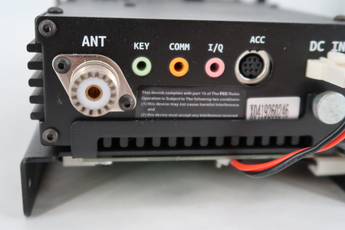 U20012 Used Xiegu G90 HF 20W SDR Transceiver w/accessories