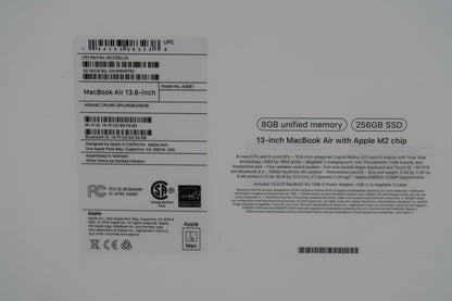 U20013 Used MacBook Air 13in with Apple M2 chip