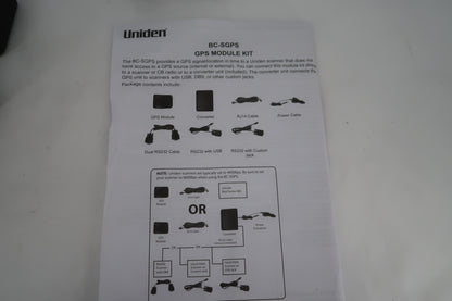 U20015 Used Uniden Serial GPS Receiver BC-SGPS for SDS100 and others