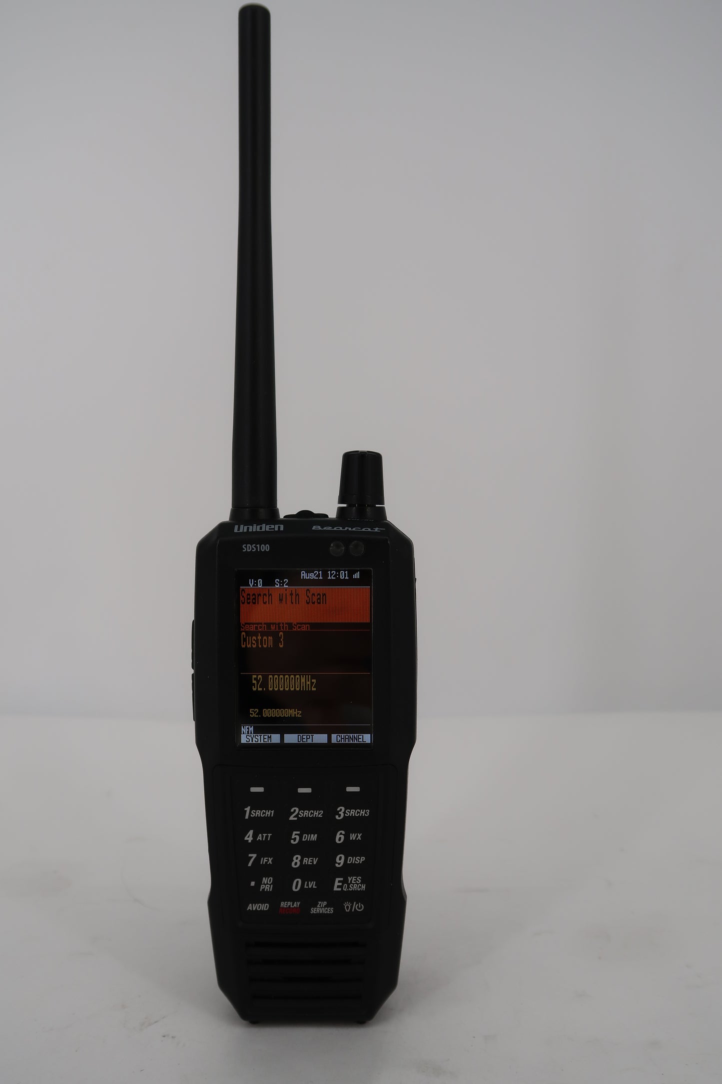 U20016 Used Uniden SDS100 True I/Q Digital Handheld Scanner W/Extras