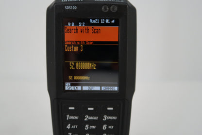 U20016 Used Uniden SDS100 True I/Q Digital Handheld Scanner W/Extras