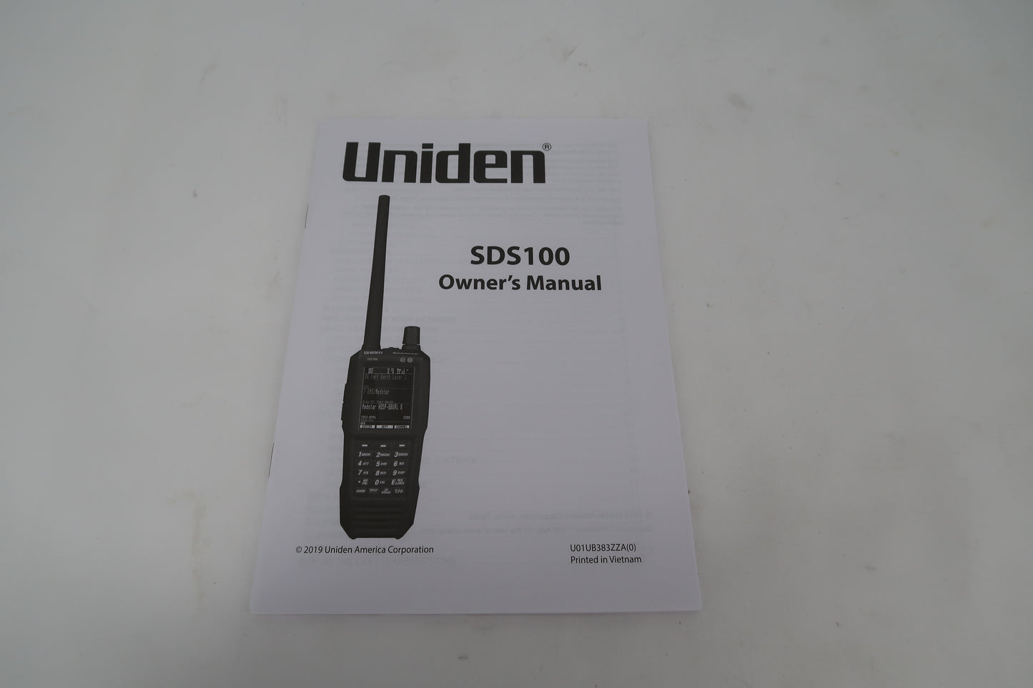 U20016 Used Uniden SDS100 True I/Q Digital Handheld Scanner W/Extras