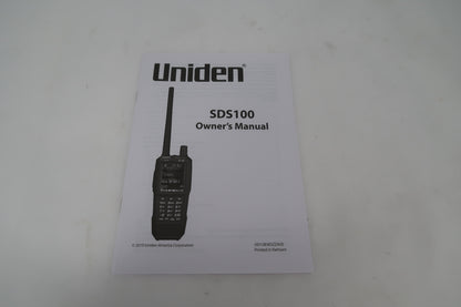 U20016 Used Uniden SDS100 True I/Q Digital Handheld Scanner W/Extras