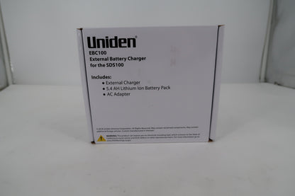 U20017 Used Uniden External Battery Charger EBC100 for SDS100
