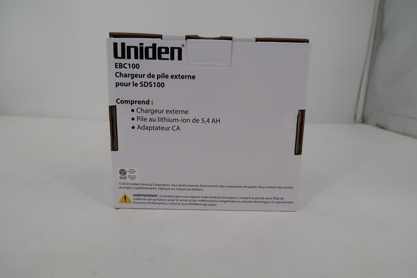 U20017 Used Uniden External Battery Charger EBC100 for SDS100